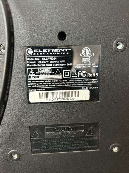 Element flat screen TV