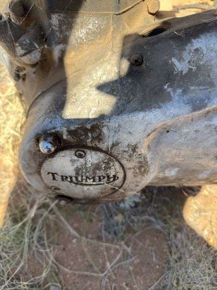 Triumph Motorcycle Engine Assembly