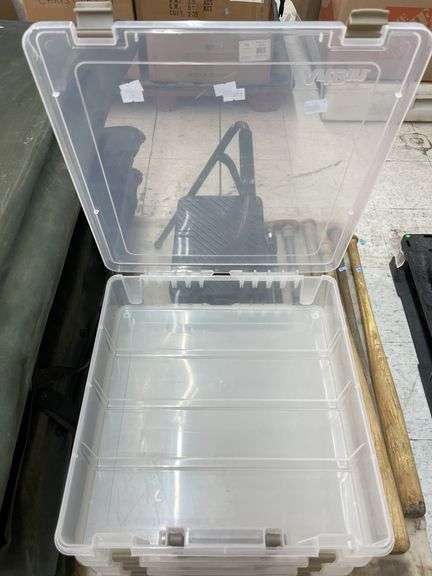 6 ArtBin plastic boxes