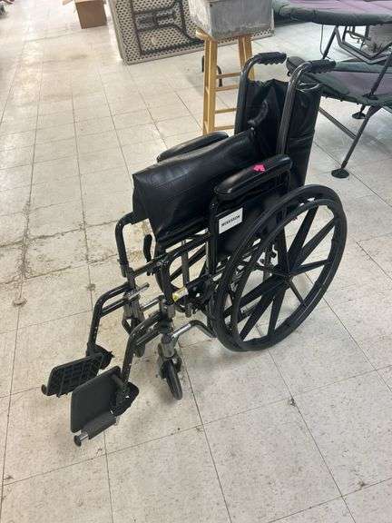 McKesson Black Wheelchair