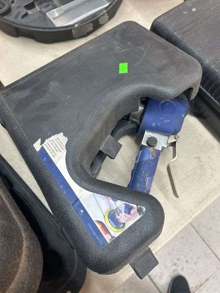 Air Powered Angle Sander in Case with Accessories