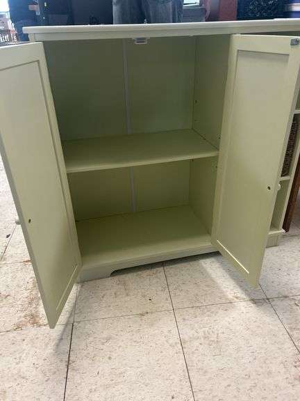 Storage Cabinet with Doors and Shelves