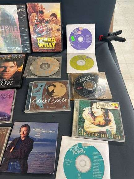 Mixed Lot of DVDs and Music CDs