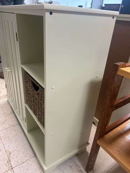 Storage Cabinet with Doors and Shelves