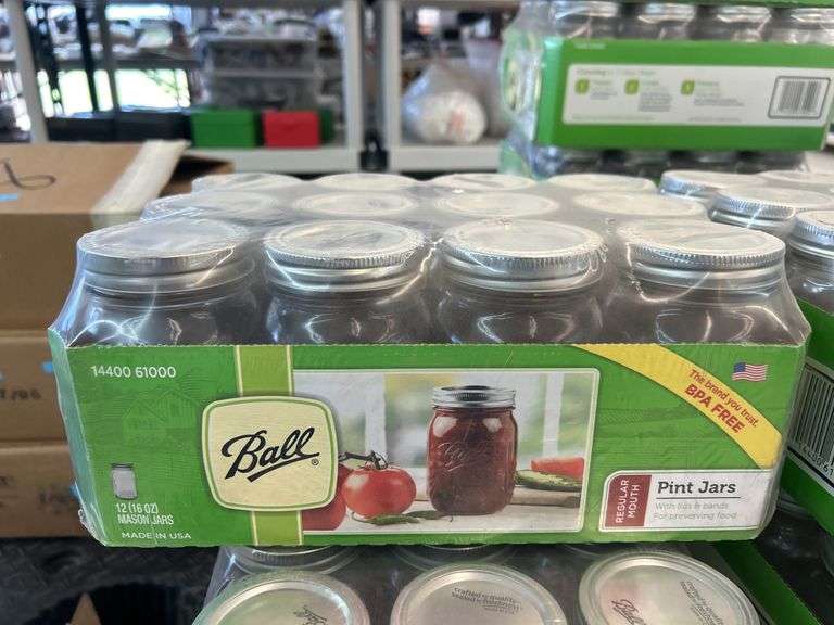 12 New in Package 16oz Ball Mason Jars