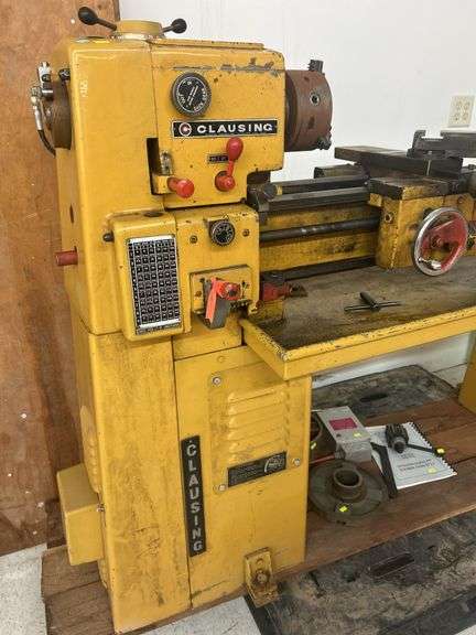 Clausing Metal Lathe with Accessories