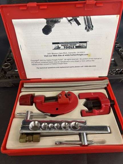Socket Set and Harbor Freight Tube Flaring Tool Kit