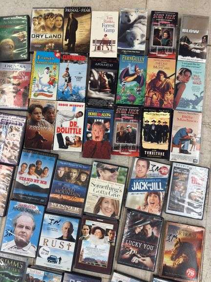 Vhs tapes & DVDs