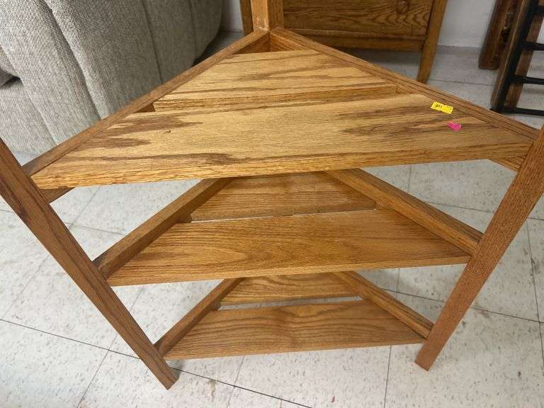 Small Wooden Corner Shelf