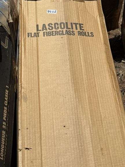 Insulated Flexible Duct & Lascolite Flat Fiberglass Rolls