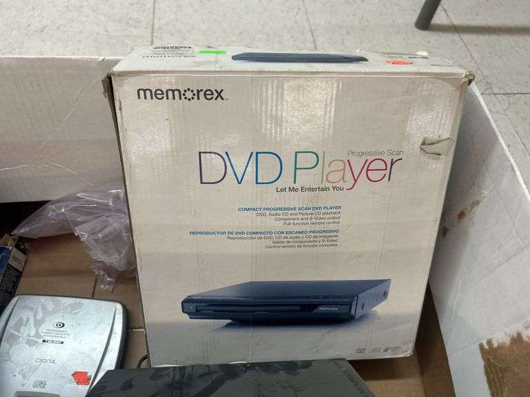 Electronics Bundle: Sony DVD Rewritable Drive, Memorex DVD Player, WeMo Smart Switch, and LEE Safety Powder Scale