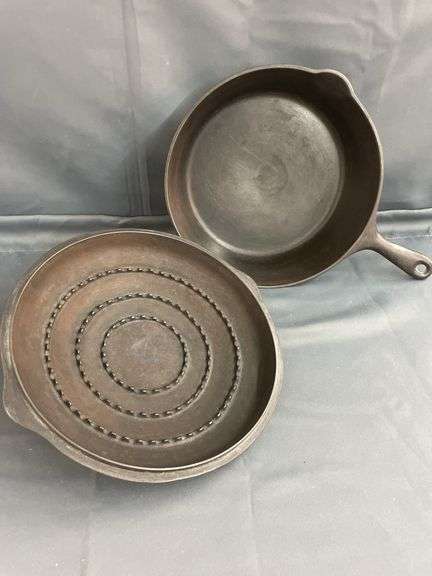 Unmarked Cast Iron Pan with lid