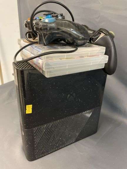 Xbox 360 Console with Games and Controllers