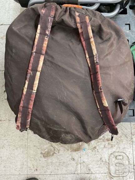 Ameristep pack in blind