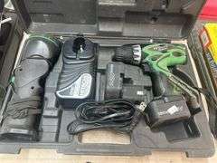 Hitachi Cordless Drill Kit with Flashlight & Charger
