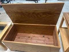 Wooden Cedar-Lined Storage Chest