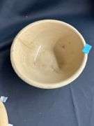 Set of two glass bowls