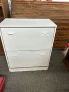 White shoe cabinet