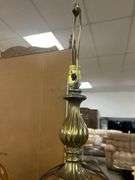2 glass table lamps