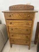 Wood Chest of Drawers - 5 Drawer