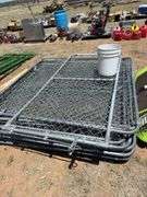 Lot of Chain Link Fence Panels
