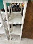 Plastic shelf