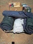 Camping Gear Lot: Coleman Dome Tent, Sleeping Bags, and Accessories