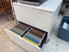 Locking filing cabinet, code lock