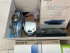 Electronics Bundle: Sony DVD Rewritable Drive, Memorex DVD Player, WeMo Smart Switch, and LEE Safety Powder Scale