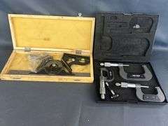 Cen-Tech Combination Square Set and Micrometer Set