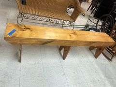 Handcrafted Wooden Bench