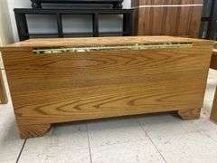 Wooden Cedar-Lined Storage Chest