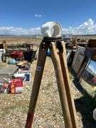 Brunson Survey Transit Level with Wooden Tripod and Case
