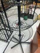 Metal Wire Display Stand with Four Baskets