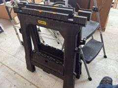 Plastic sawhorses