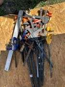 Assorted Woodworking Clamps & Helix Ruler