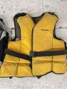 Backpack and life jacket