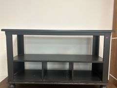 Black Console Table/Media Stand with Storage