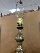 2 glass table lamps