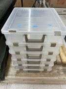 6 ArtBin plastic boxes