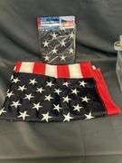 American Flag, Decorative Wood Blocks, Crepe Maker, and Plastic Container