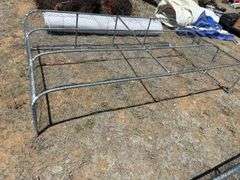 Galvanized Metal Garden Cloche Frame