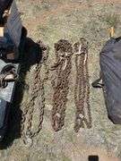 Heavy-Duty Tow Chain with Hooks