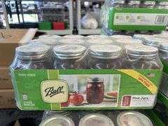 12 New in Package 16oz Ball Mason Jars