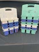 Lot of Two Stackable Organizer Caddies