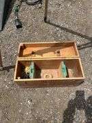 Brunson Survey Transit Level with Wooden Tripod and Case