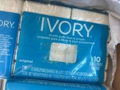 1 Case of Ivory Soap Bars