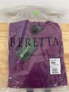 Medium Beretta Classic Round Neck Sweater - Violet