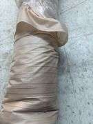 Roll of beige polyester