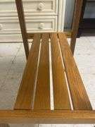 Wooden Side Table with Shelf